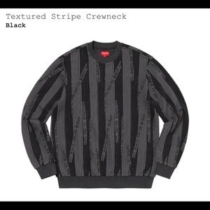 Supreme Textures Striped Crewneck LRG